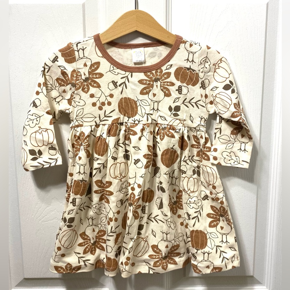 Tesa Babe Thanksgiving Turkey Dress / Sizes Infant- Toddler / Turkey